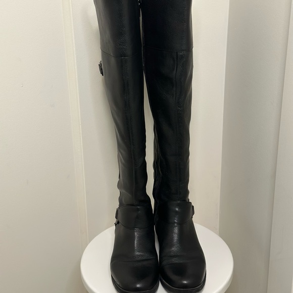 Nine West Leather Knee High Boots - Picture 2 of 12
